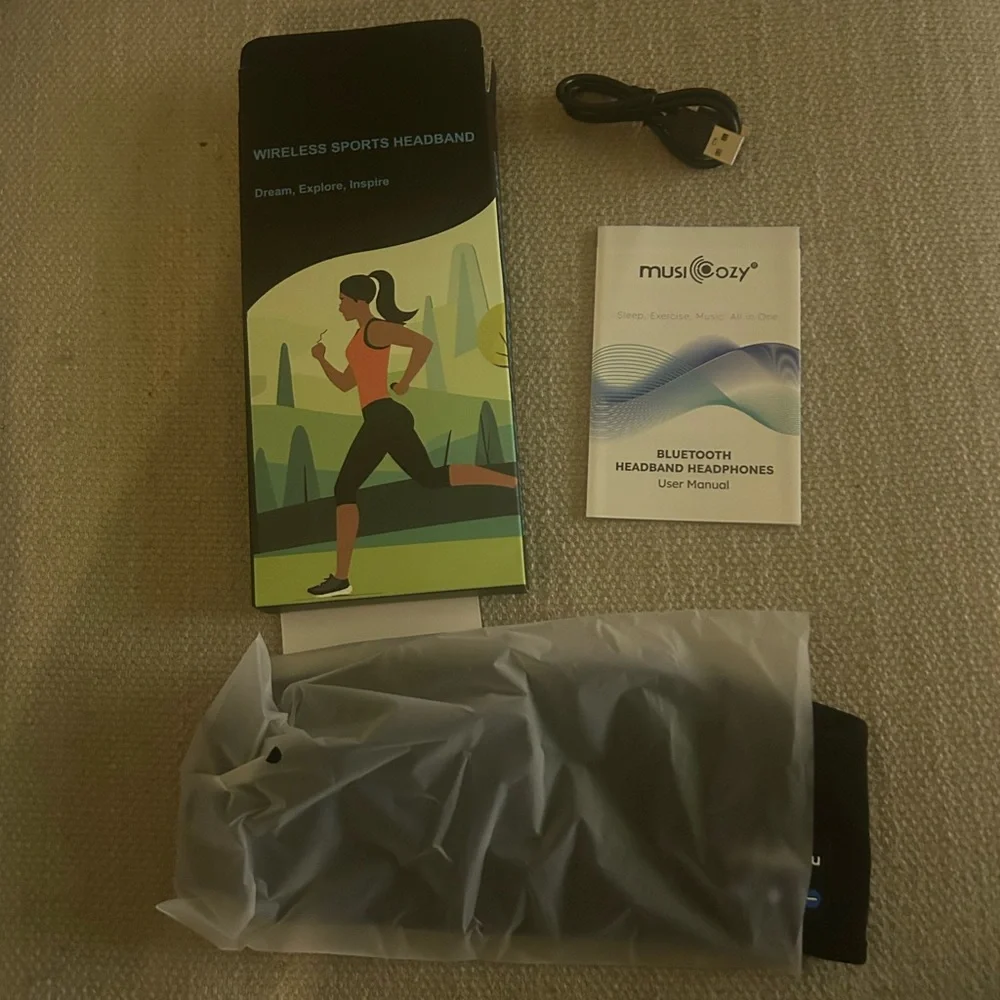 Black Bluetooth Sleep Headband